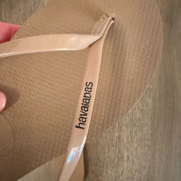 Havaianas You Slim Beige Flip Flops - Picture 5 of 8